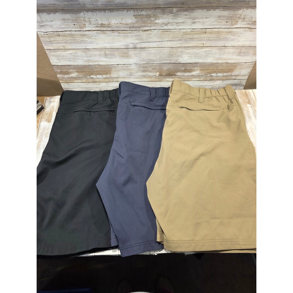 3- Wrangler Mens Flex Waist Cargo Shorts Multiple Colors Size‎ 44